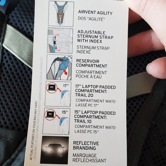 Salomon Trail 10 Ultralight Hiking Backpack - Picture 5 of 8